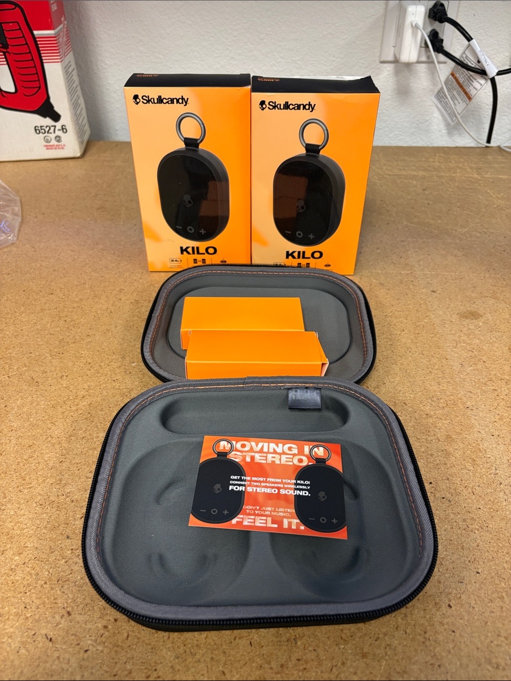 Skullcandy Kilo Speaker 2 pack Bundle w/ Case NEW